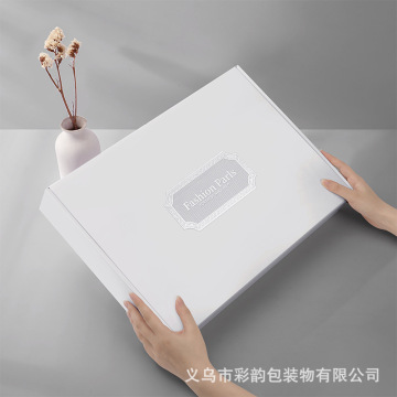 新款高端烫银飞机盒短袖t恤衫快递飞机盒汉服卫衣飞机盒-阿里巴巴