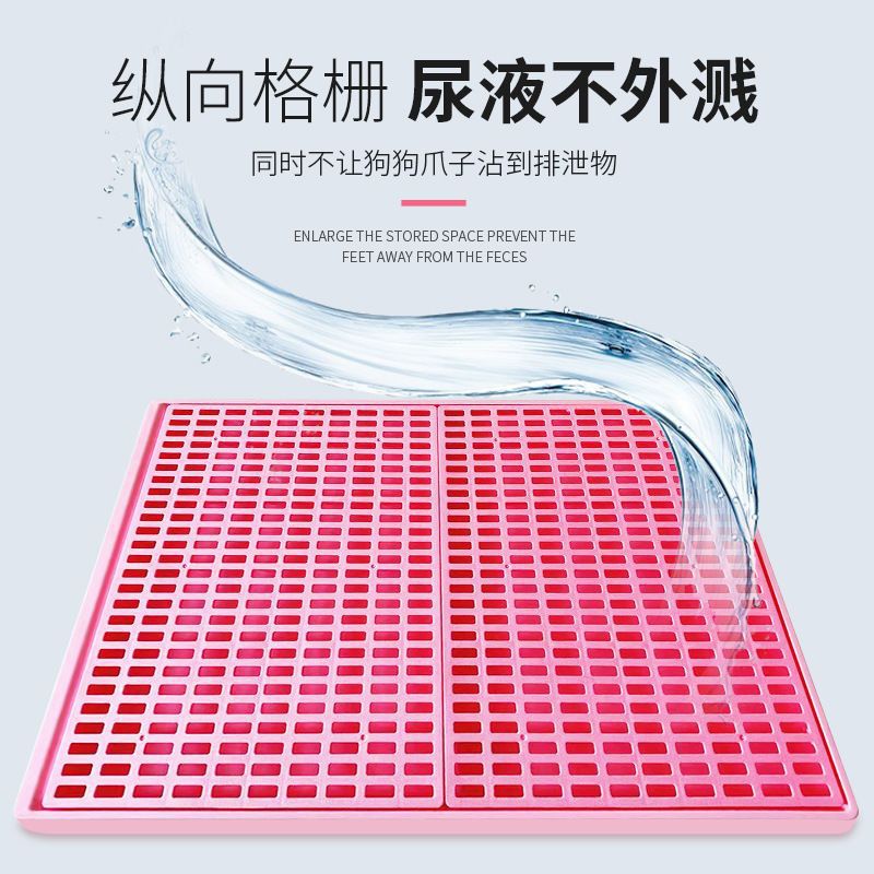 Dog Toilet Medium Large Dog Inducer Urine Pad Integrated Flush Leakage Dung Plate Manure Collecting Plate Dog Bedpan Dog Sand Tray