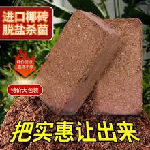 椰砖营养土通用型养花种菜种植土进口脱盐大椰糠砖椰土种花土