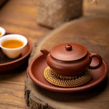 原矿大号容量宜兴手拉壶紫砂朱泥壶茶壶陶瓷小号功夫茶具泡茶器