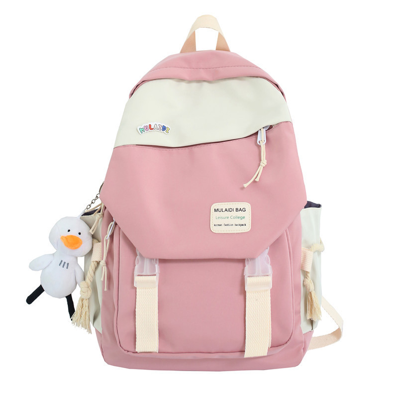 2022 Opening Season New School Bag Wholesale Korean Fashion Early High School Student Schoolbag Large Capacity Backpack