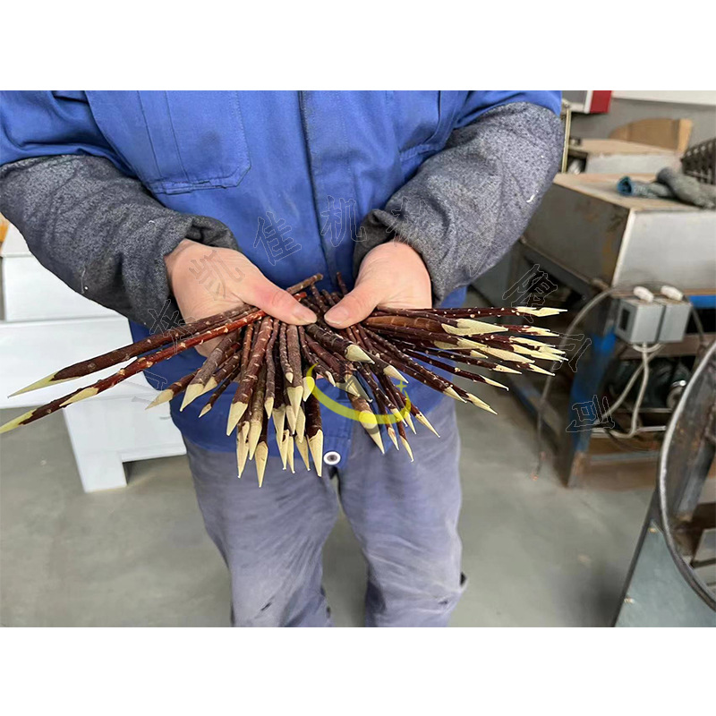 红柳串削尖机 红柳条削尖机 烧烤签削尖磨尖机 木工圆棒削尖机