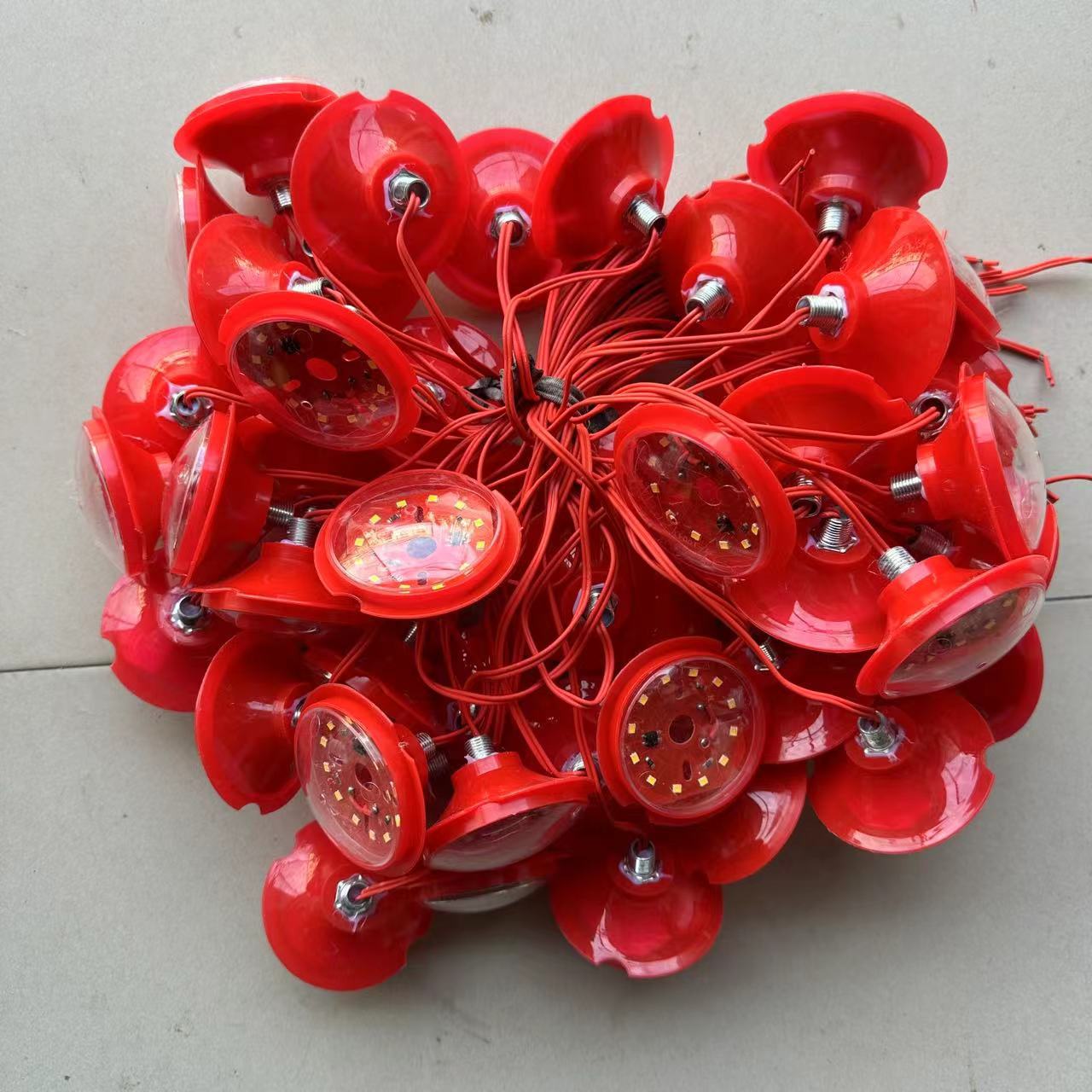 旋转灯笼灯芯节日家用发光红灯笼伴侣户外布led灯笼配件内置光源