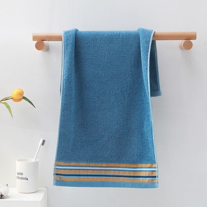 Cotton Geometric Towel Household All-Cotton Face Towel Adult Thickened Face Towel Absorbent Hand Gift Labor Protection Towel