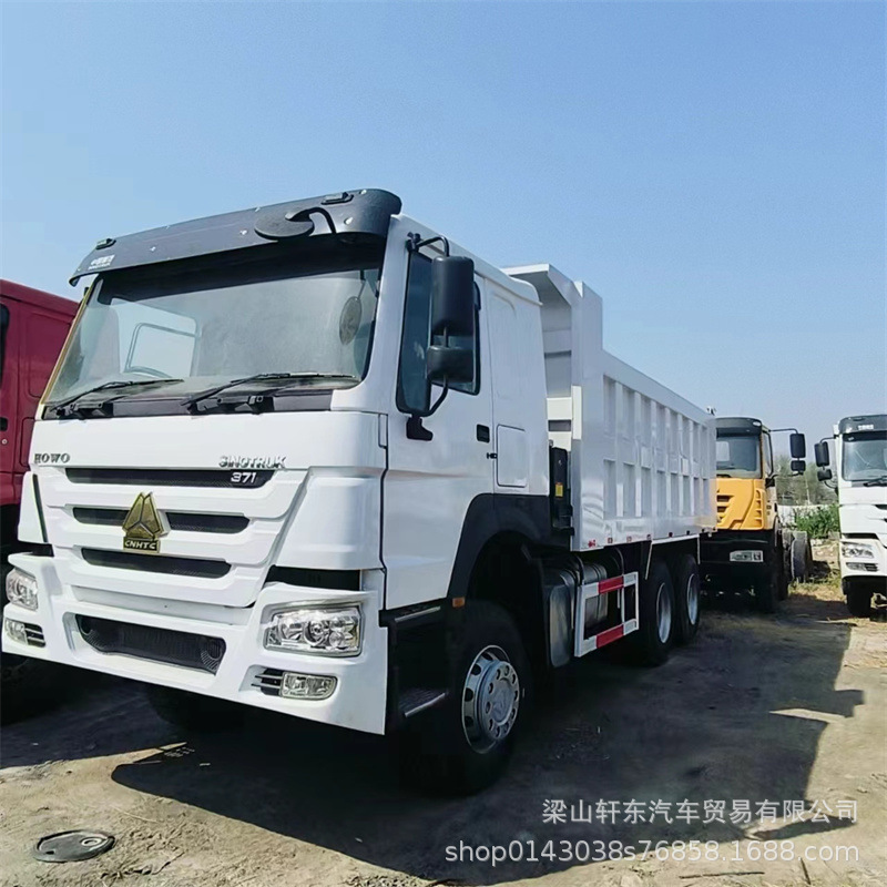 现货出口中国重汽重卡二手卡车6*4自卸翻斗车低价howo二手371马力