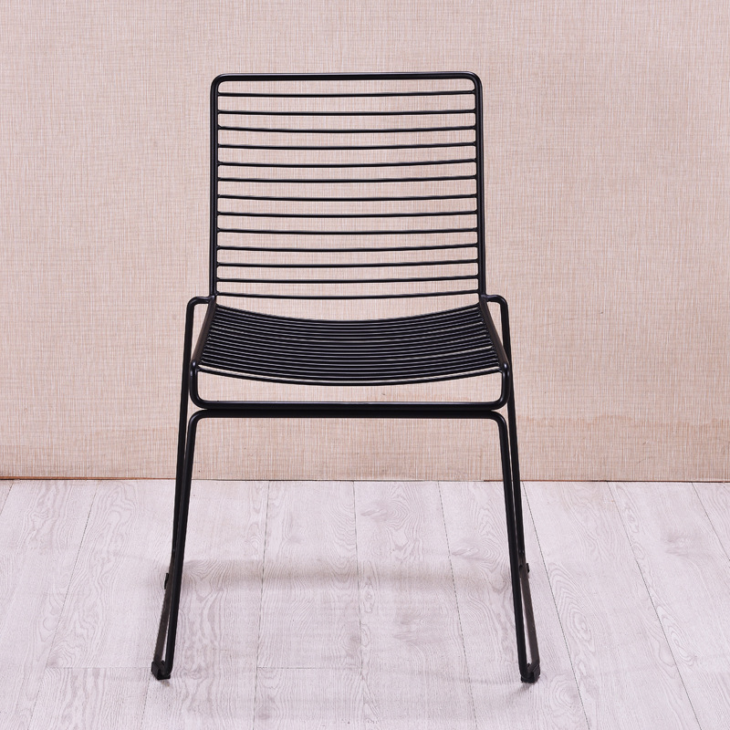 铁艺椅子户外北欧阳台家用简约镂空靠背休闲咖啡厅露天会客洽谈椅