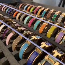 蔚蓝中古 hermes/爱马仕 猪鼻子 玫瑰金钻石手链 99新_阿里巴巴找货