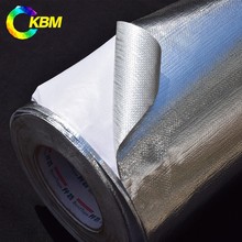 反光铝箔自粘反光布加厚玻纤隔热阻燃锡箔纸包管道耐高温1米宽