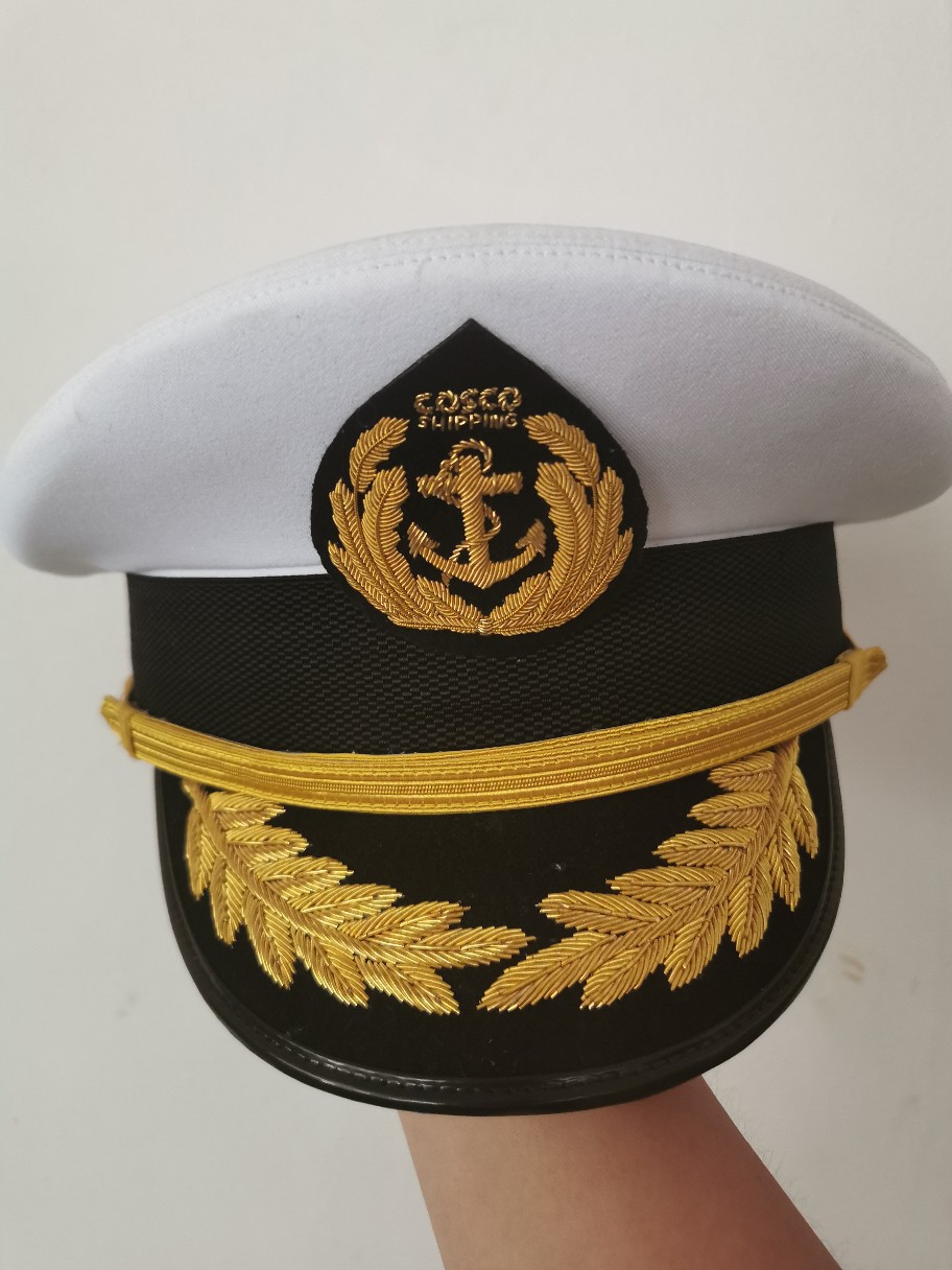 海事海员大盖帽定 制logo 定 做帽子大盖帽新六部帽子-阿里巴巴
