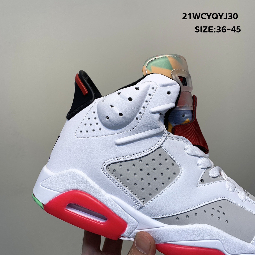 耐尅官男鞋正品aj6女鞋ts联名兔八哥限定大巴黎手稿乔6一件代发