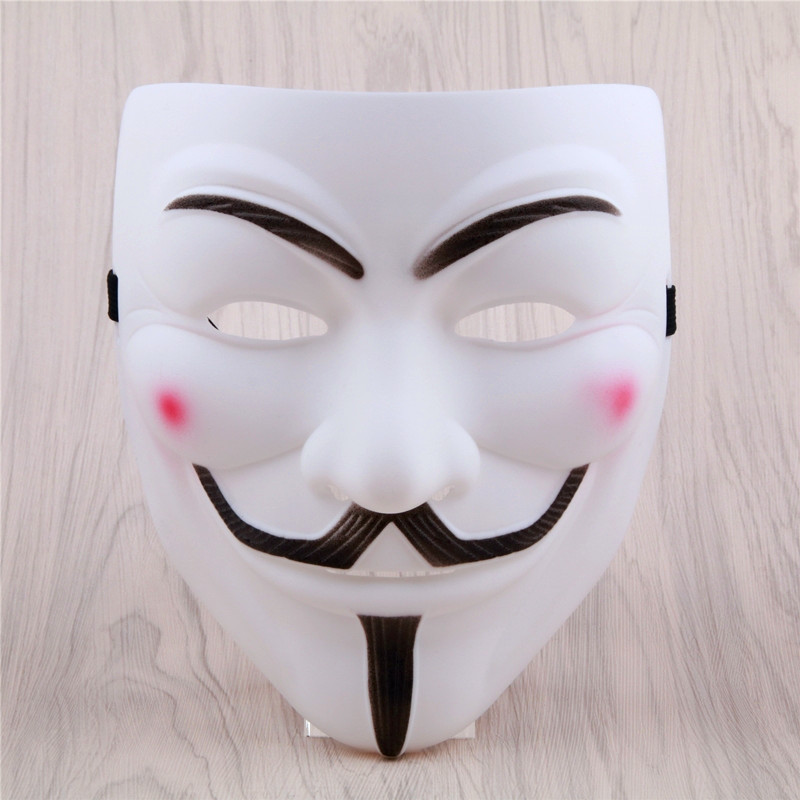 Halloween Film Theme Mask Movie V Mask V Face Mask V Monster-V Face with Blush V Mask