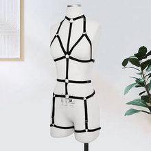 sm调情胸拘束衣用束缚一体成人用品身体捆绑松紧带服装配饰身体链