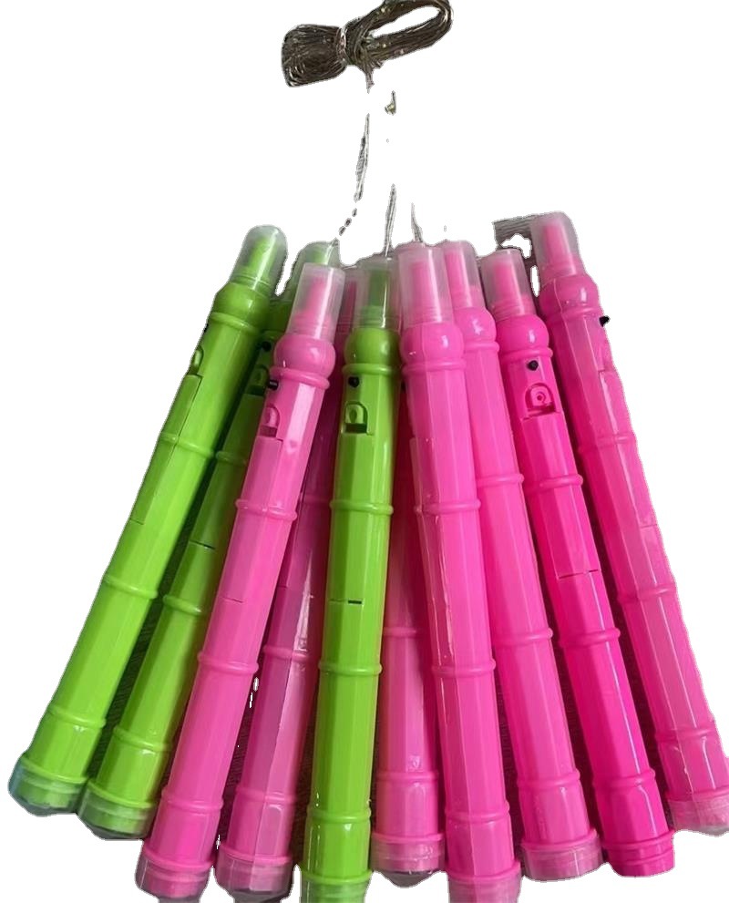 3-Section 1 M 10 Light-Emitting Handle Bounce Ball Windmill Handle Portable Lantern Light-Emitting Handle Stall Toy