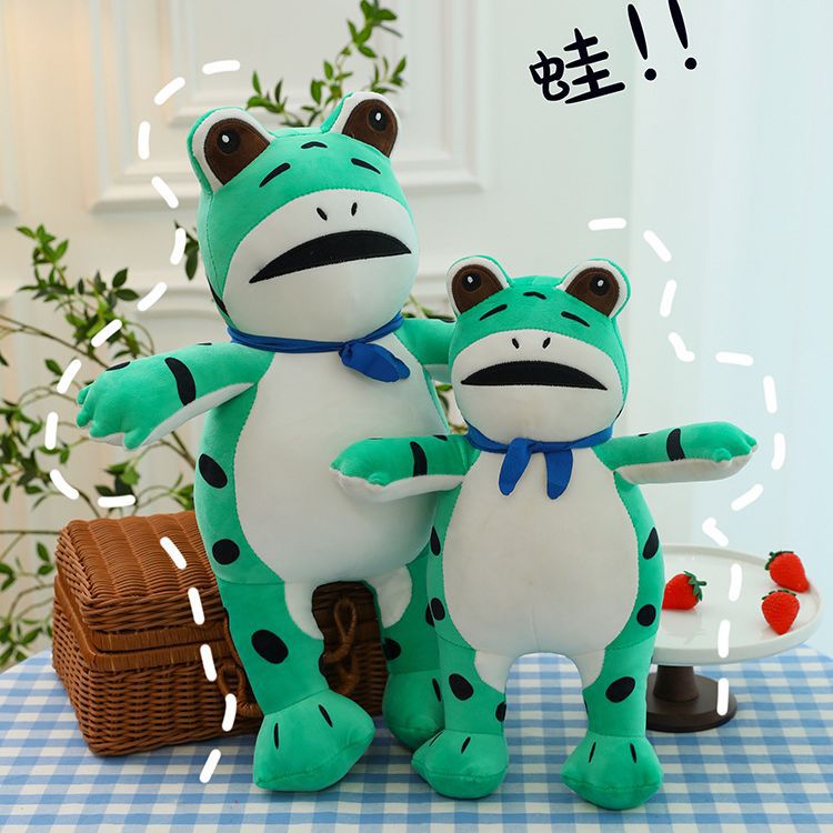 Best-Seller on Douyin Internet Celebrity Selling Baby Frog Doll Doll Funny Lonely Toad Plush Toy Stall Gift Batch