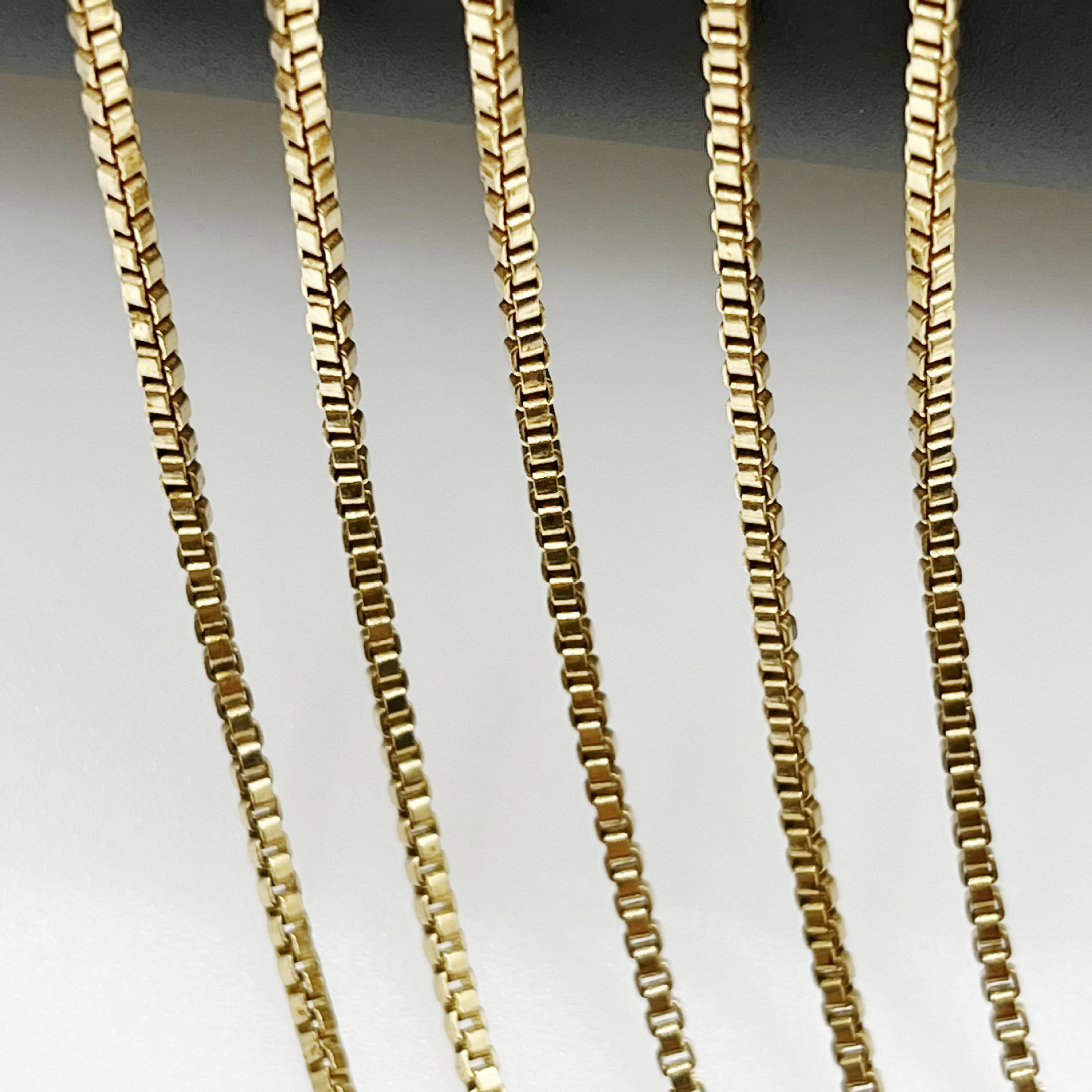 5mm方形盒仔链条方盒子铜项链 锁骨链 盒仔链项链配链挂链