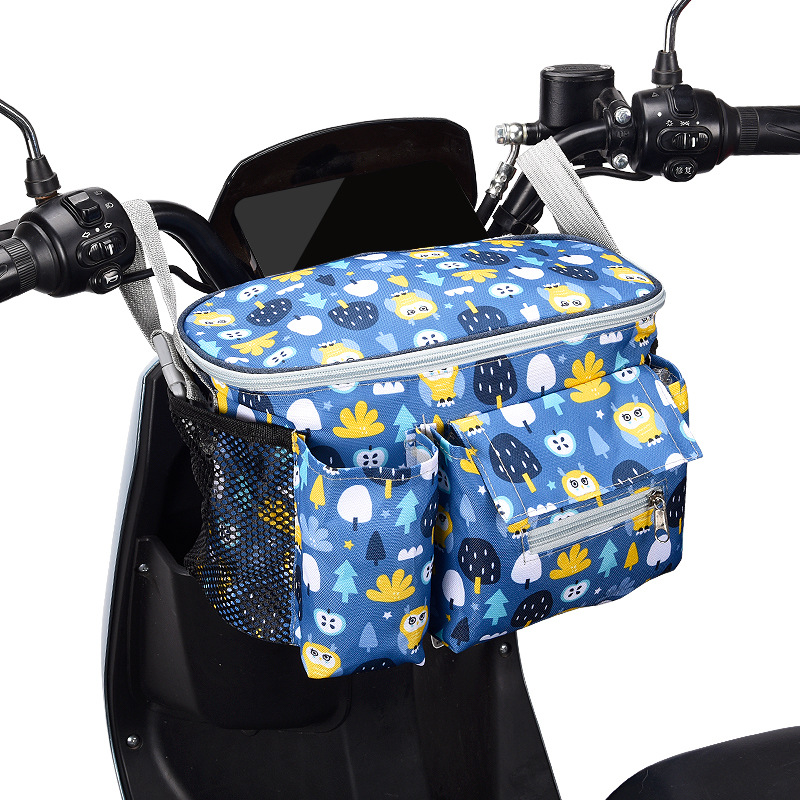 电动车放置神器电车挂物包收纳挂袋储物兜电瓶车加装储物盒防雨