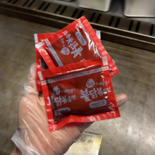 火鸡面酱小包装袋装韩式风味韩国拌面酱白象双倍爆辣调味料包干拌
