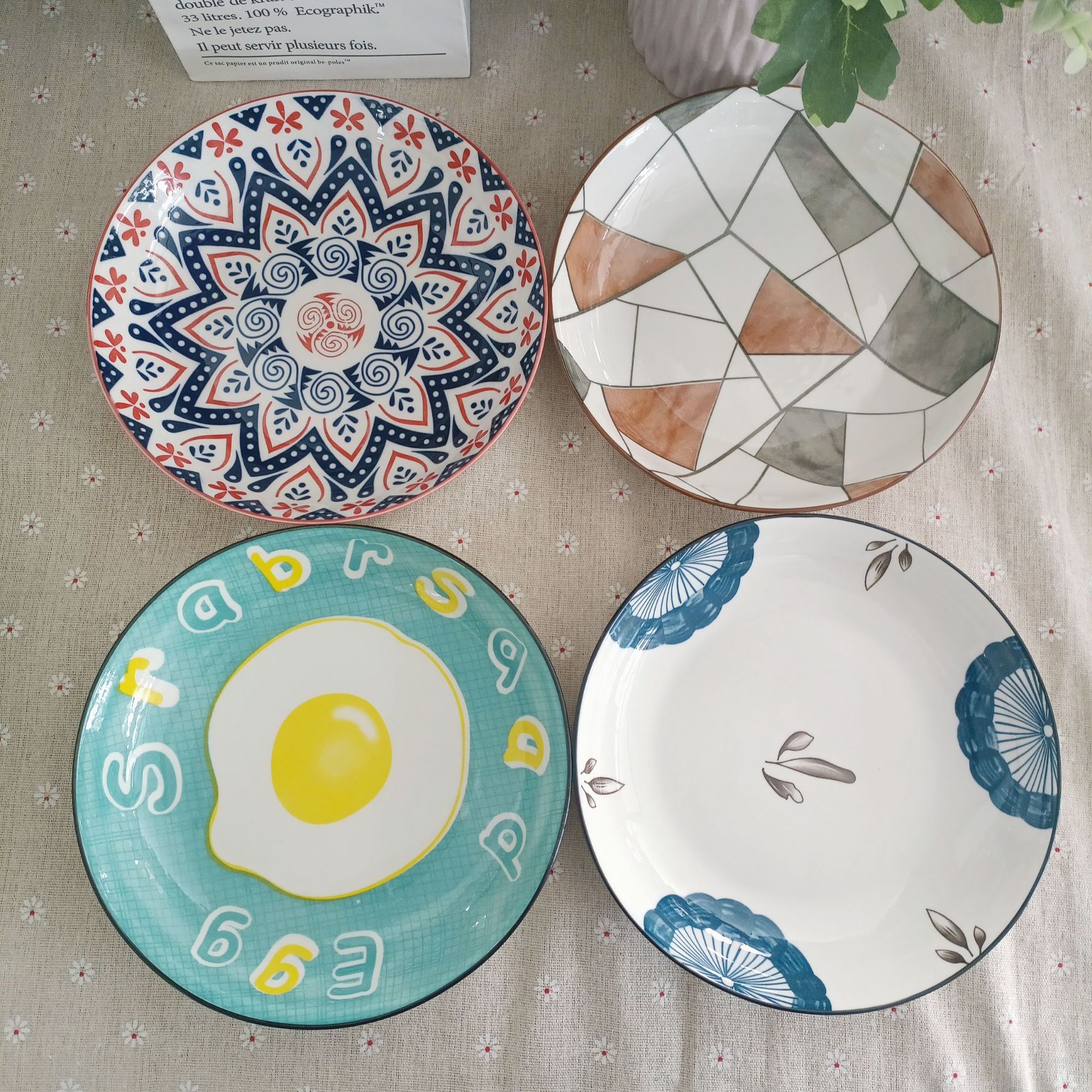 波西米亚陶瓷餐具