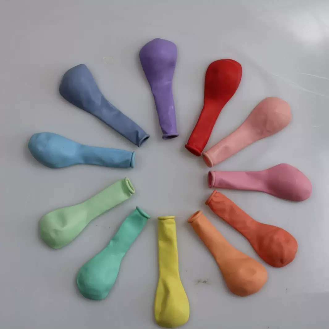 昊霖5号5寸1克婚礼气球派对生日布置庆典拱门马卡龙色乳胶气球