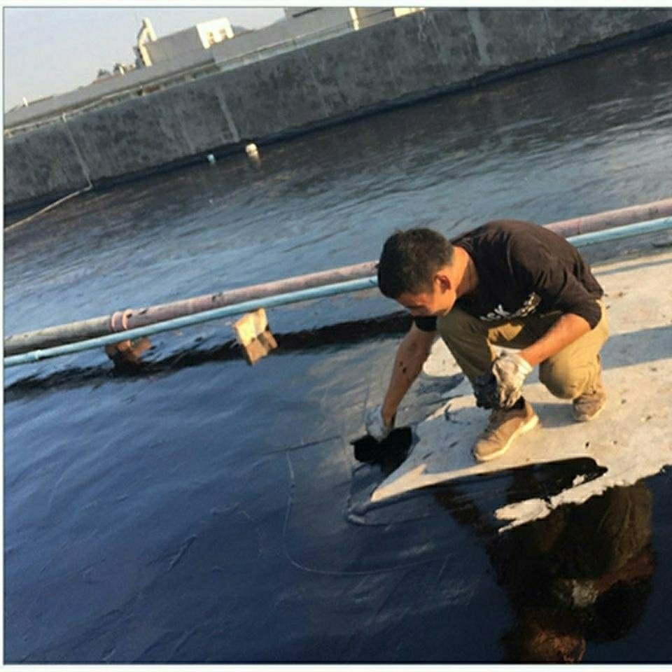 沥青漆防水涂料 屋顶天沟防水管道防腐防锈油性涂料水性乳化沥青