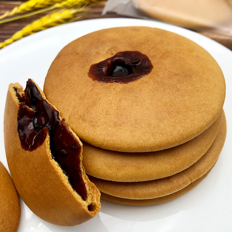 网红零食红糖肚脐饼潮汕风味小吃独立包装红糖饼早餐饼散装批发