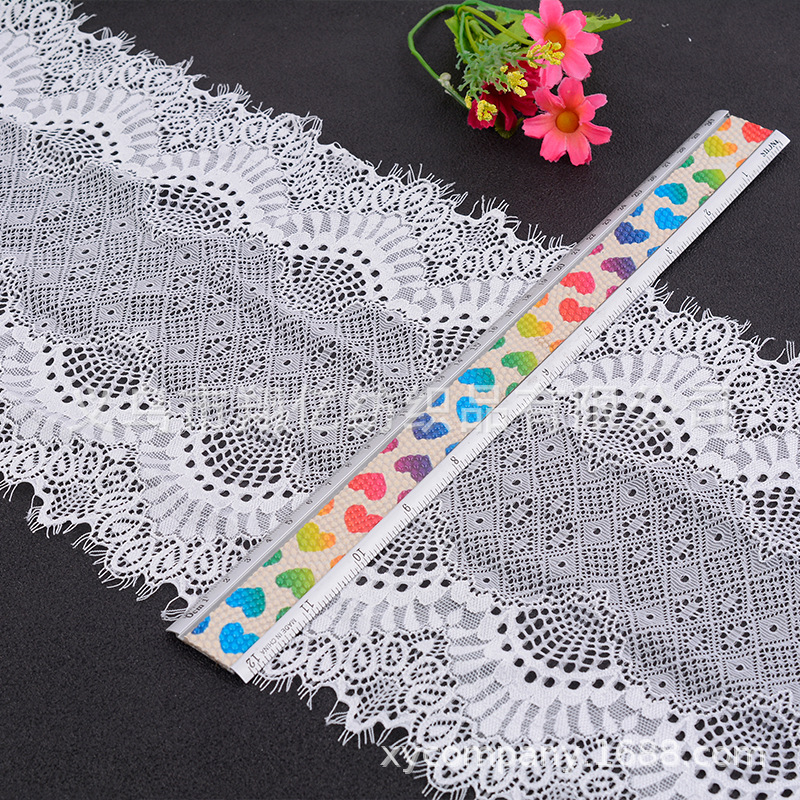 factory supply eyelash lace water-soluble embroidery mesh lace fabric lace underwear accessories wholesale