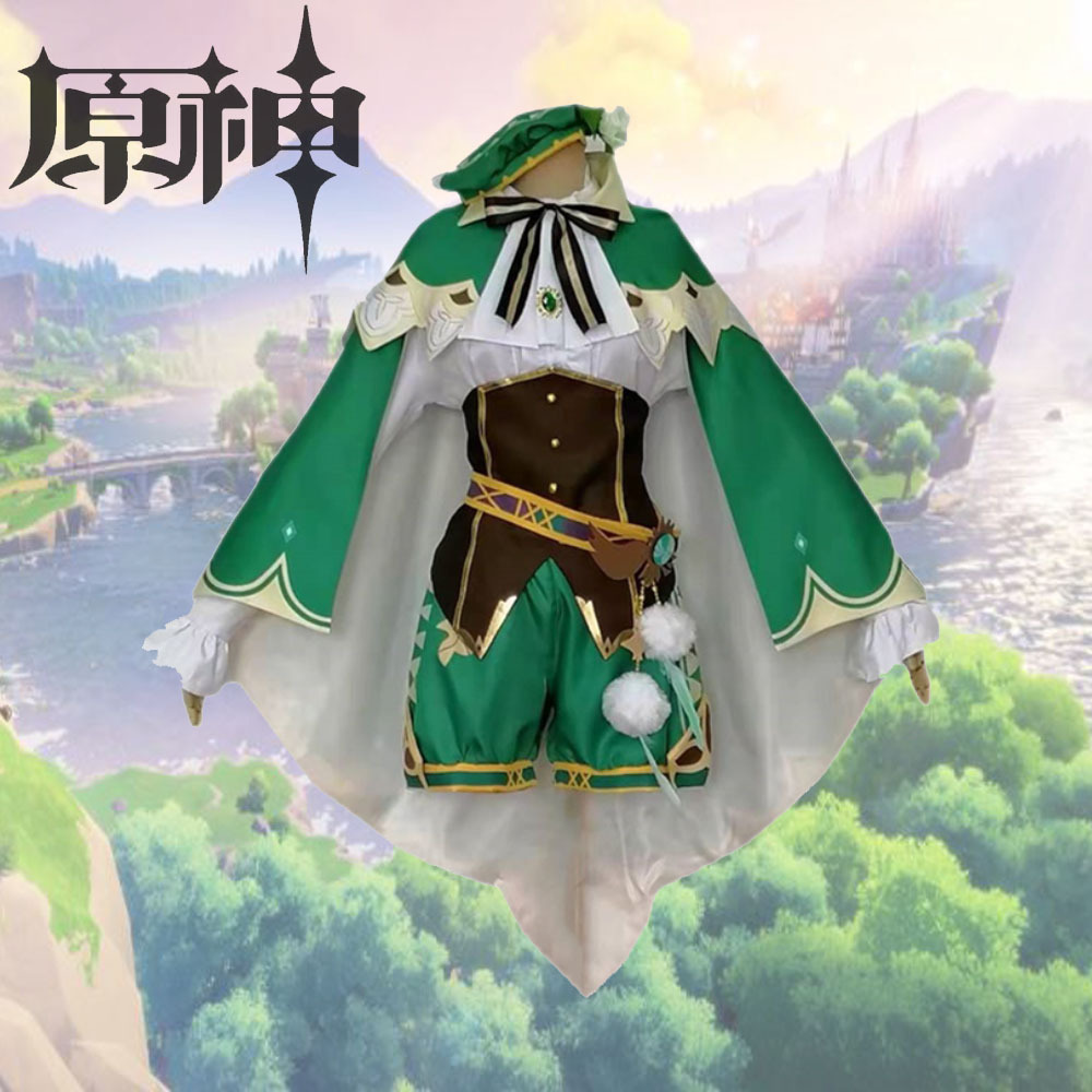 原神cos服 蒙德风神巴巴托斯温迪cospaly万圣节男动漫游戏服装女