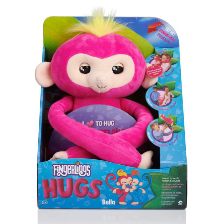 wowwee fingerlings hugs 高级互动毛绒婴儿猴子宠物玩具-阿里巴巴