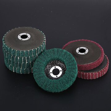 立式百洁布轮 抛光轮 拉丝轮 角磨机抛光片100mm*16mm 飞翼轮