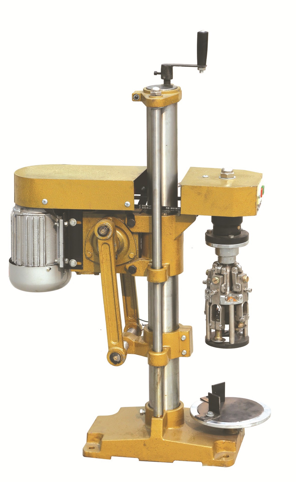 半自动铝盖封口机