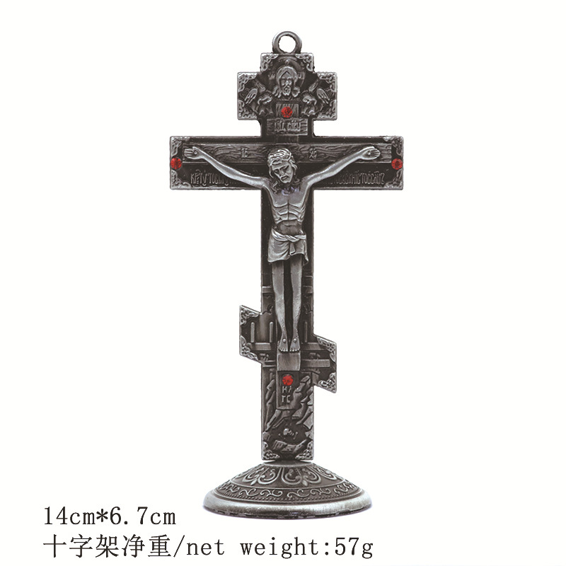 Foreign Trade Supply Vintage Cross Religious Crafts Table Decoration Ornaments Orthodox Crafts Ornament