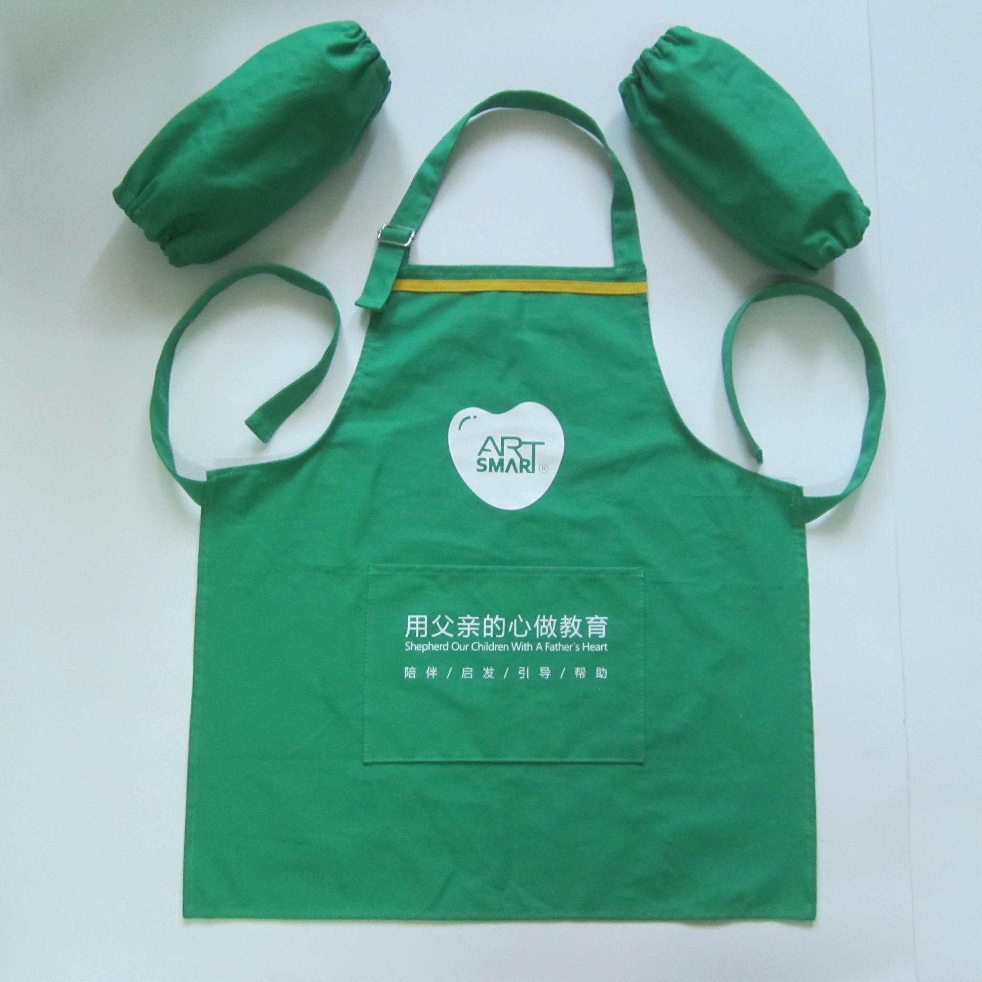 定做围裙家用厨房印logo印字脖带可调节成人工作服围裙定制