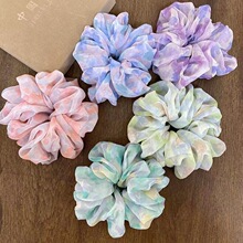 小众设计~法式大肠圈缎面丝绸发圈夏天高级感皮筋甜美扎头绳发绳