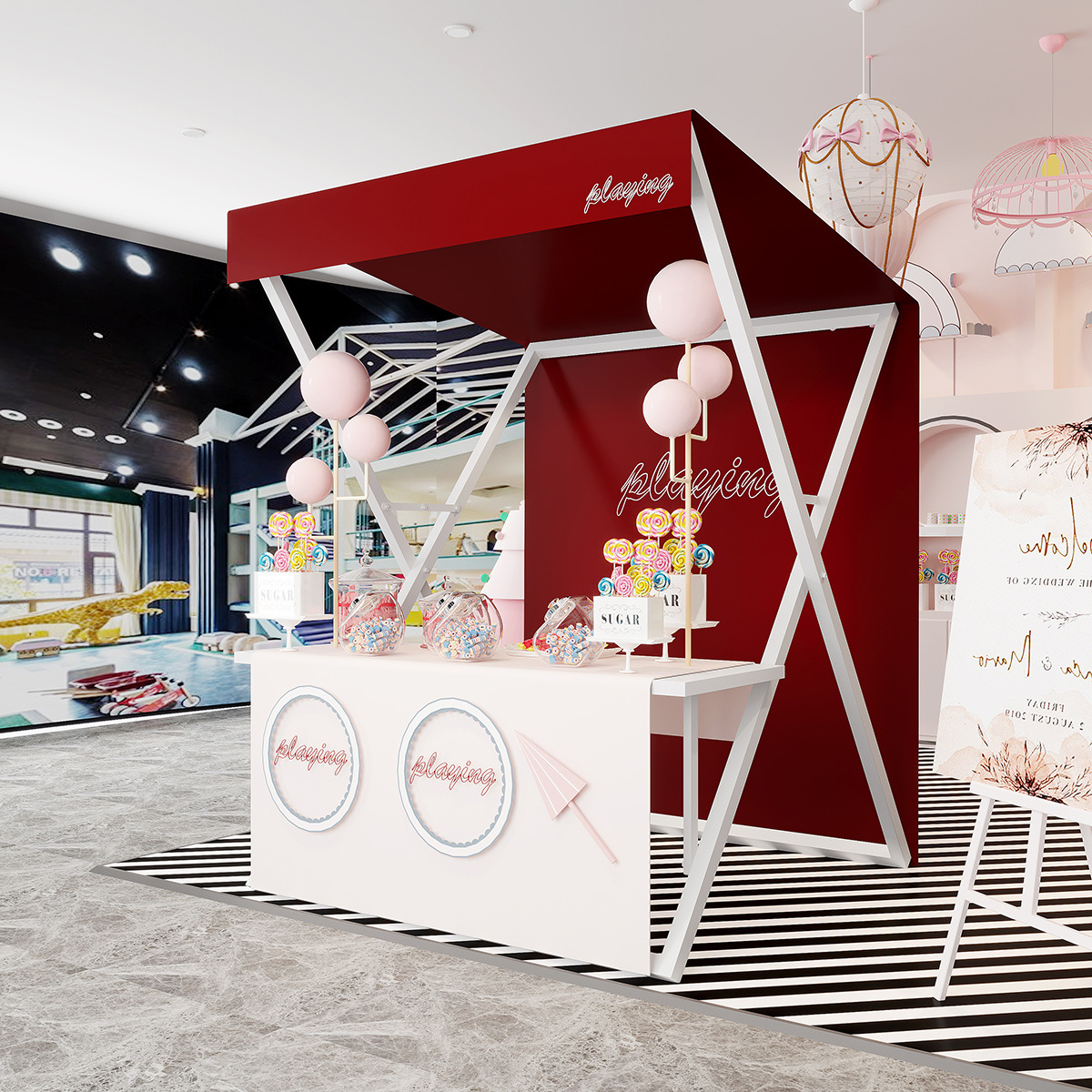 网红集市摆摊货架夜市售货台地摊架户外棚商场活动展示架移动摊位