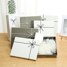 生日礼盒韩版简约礼品盒包装盒精美礼物盒子文艺小清新logo。