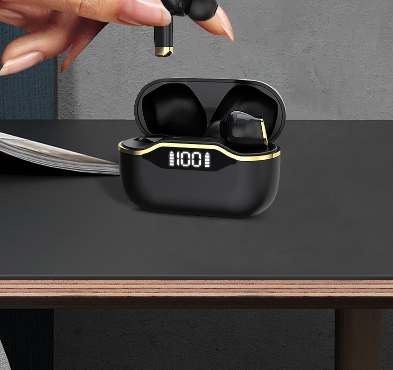 新款私模t28跨境tws蓝牙耳机数显真无线运动双耳降噪耳机适用苹果