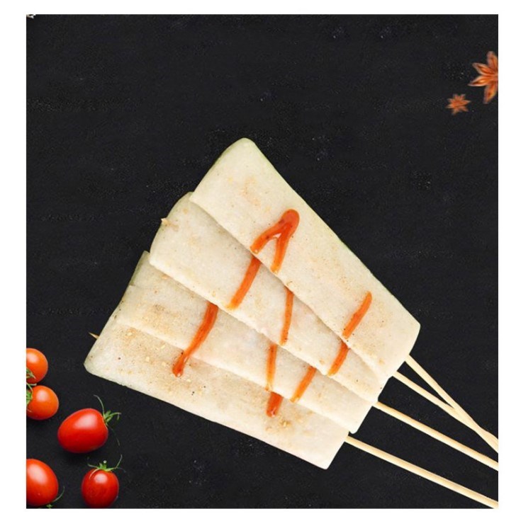 烧烤脆皮年糕串油炸韩式铁板年糕条1kg20条一包