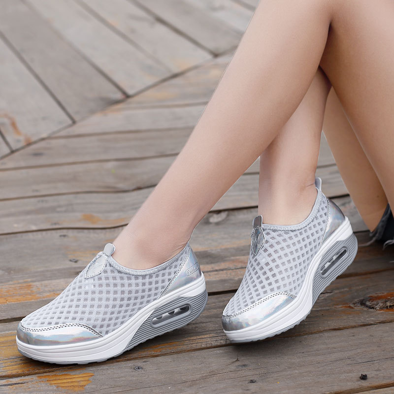 y女士摇摇鞋外贸鞋轻便增高鞋跨境大码女鞋四季鞋