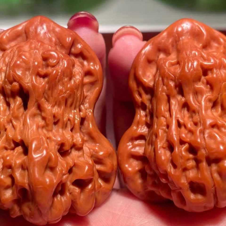 文玩核桃花生葫芦核桃麒麟纹官帽葫芦福禄大尺寸-阿里巴巴