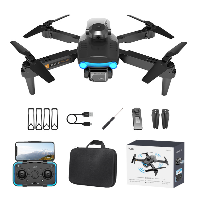 A8 Pro Cross-Border Uav Aerial Photography 4K Dual Camera Folding Aircraft Four-Side Obstacle Avoidance Telecontrolled Toy Aircraft
