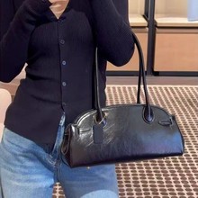 大牌跨境老花复古真皮牛皮女包尾单斜挎单肩包手提腋下包外贸原单