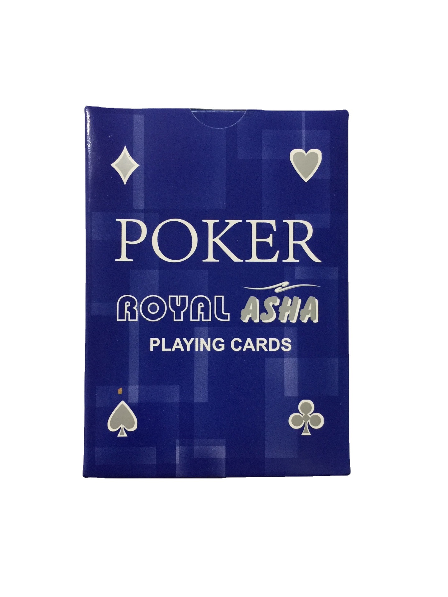 厂家供应外贸扑克牌,蓝色poker扑克牌,royal,宽牌63*88cm