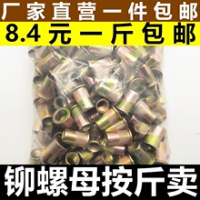 拉铆螺母小沉头拉姆平头条纹拉铆螺丝帽M56M8M10M12铆螺母献学