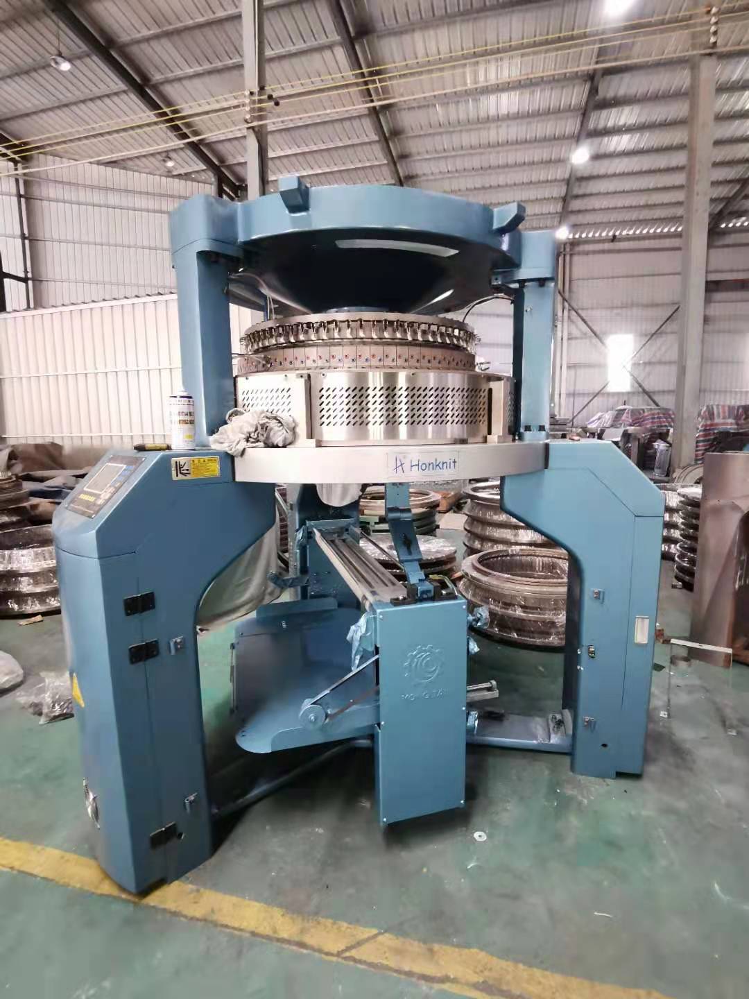 honknit提花机大圆机针织机毛巾纺织单面提花双面提花