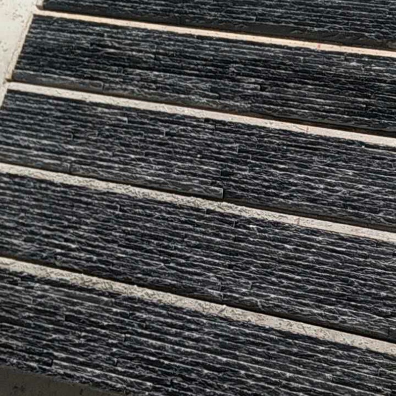 现货流水石文化石板岩流水板装饰仿青石板水幕墙背景墙外墙砖