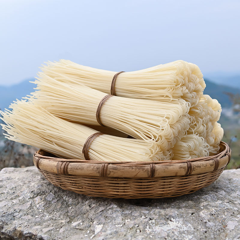 云南过桥米线批发贵州干货正宗圆米粉无胶汤粉炒米粉特产粉丝粉条