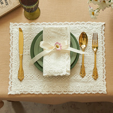 XN93批发欧式棉麻餐巾餐垫法式小桌布田园风西餐布垫烘焙美食拍摄