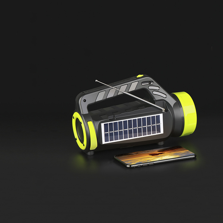 LP-V36 New Solar Bluetooth Stereo Light Outdoor Portable with Flashlight Radio Card Bluetooth Speaker Factory