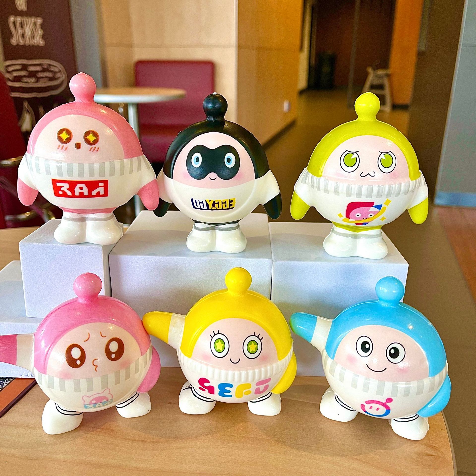 Egg Doll Party Pinch Music Xiaoxin Decompression Toy Ultraman Slow Rebound Mini Doll Cute Vent Toy