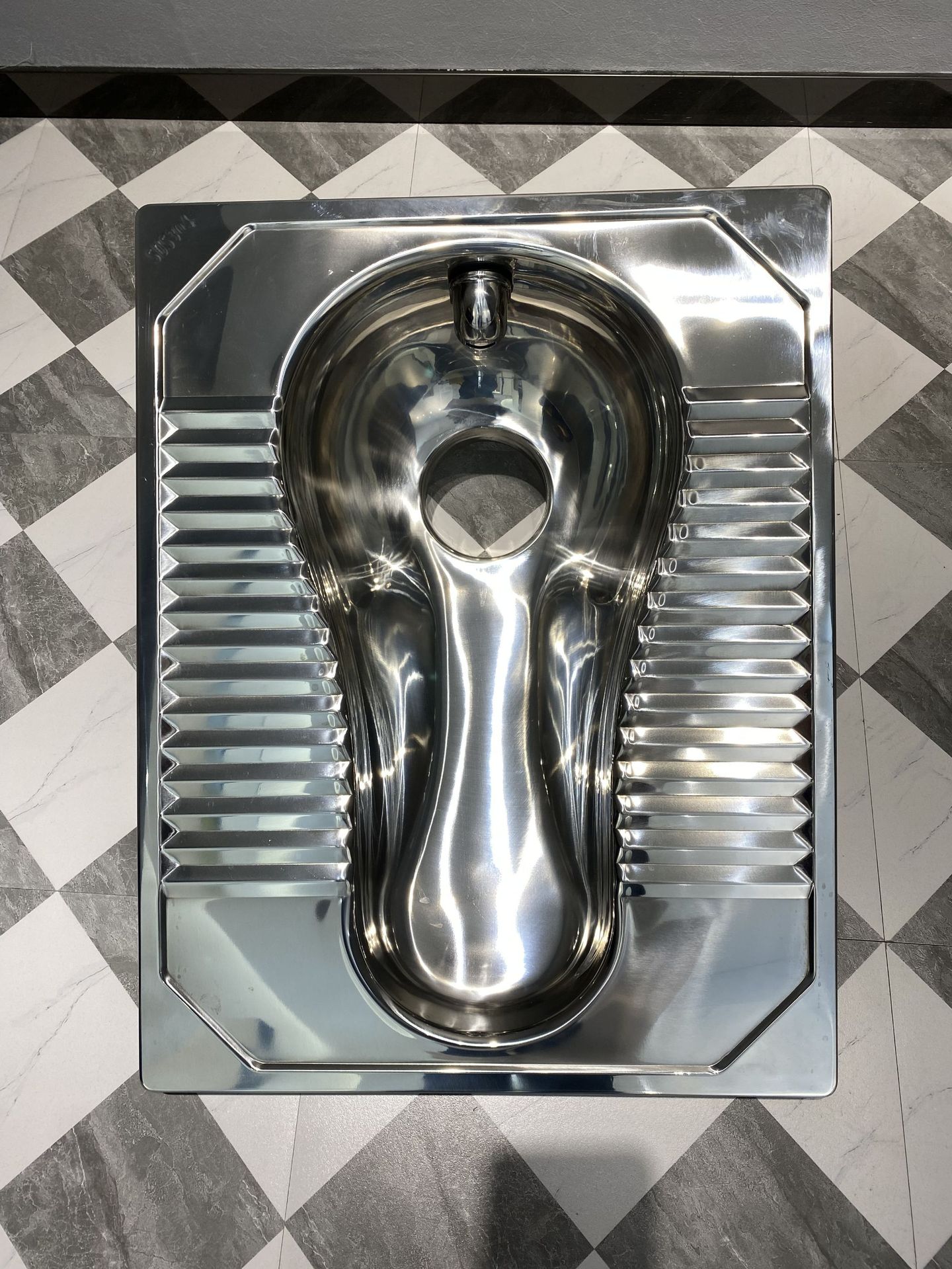 304不锈钢蹲便器加厚板材农村旱厕户外厕所大排污口水旱两用入户-报价